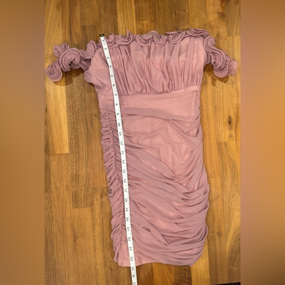 Sage + Paige Blush Ruched Dress โ Size Medium โ NWT - Picture 2 of 7